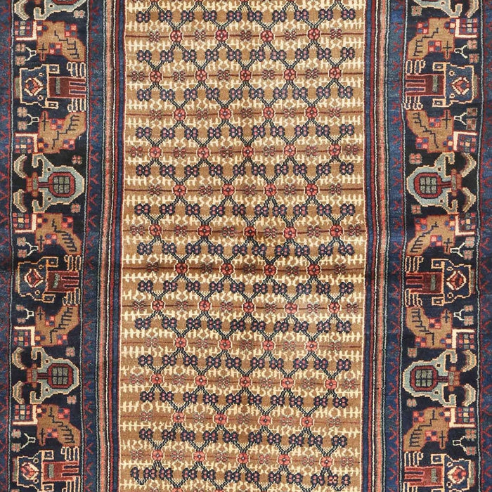 Traditional Dark Brown Persian Rug, tr3933