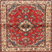Square Traditional Red Persian Rug, tr3934