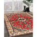 Traditional Red Persian Rug in Family Room, tr3934