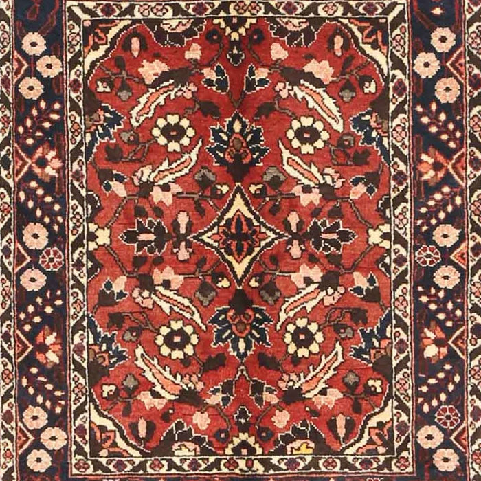 Traditional Saffron Red Persian Rug, tr3935