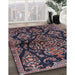 Traditional Purple Lily Purple Persian Rug in Family Room, tr3936