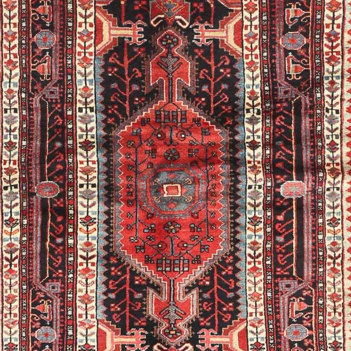 Machine Washable Traditional Saffron Red Rug, wshtr3937