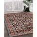 Traditional Bakers Brown Persian Rug in Family Room, tr3939