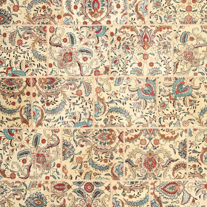 Machine Washable Traditional Khaki Gold Rug, wshtr3940