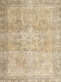 Machine Washable Traditional Brown Rug, wshtr3944