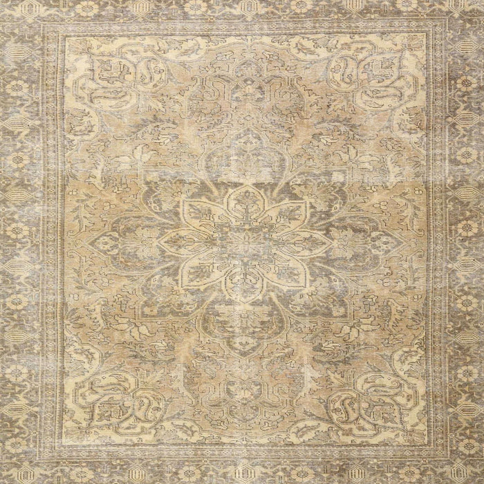 Square Traditional Brown Persian Rug, tr3944