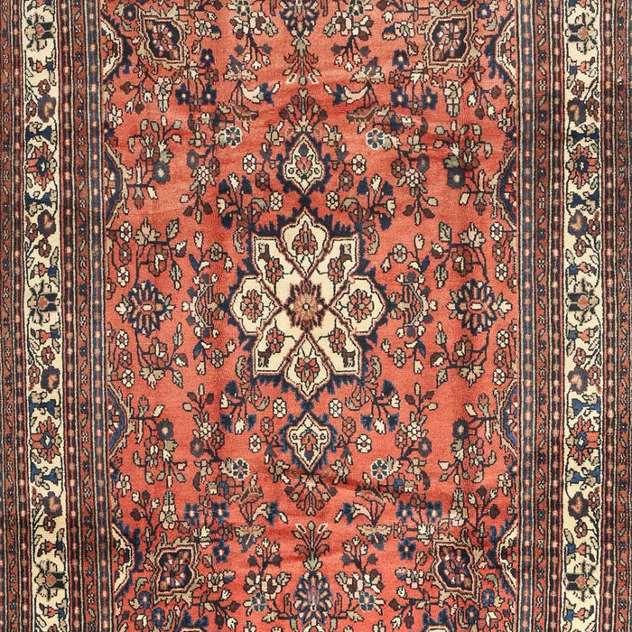 Traditional Light Copper Gold Persian Rug, tr3947