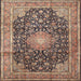 Square Traditional Red Brown Persian Rug, tr3948