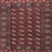 Square Traditional Chestnut Brown Persian Rug, tr3949