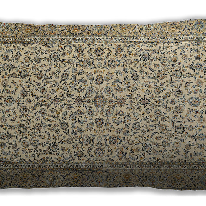 Traditional Classic Rectangular Brown Lumbar Throw Pillow, 13 inch by 19 inch, lbtr394