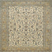 Square Traditional Brown Persian Rug, tr394