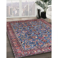 Traditional Gunmetal Gray Persian Rug, tr3950