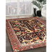 Traditional Light Copper Gold Animal Rug in Family Room, tr3953