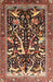 Machine Washable Traditional Light Copper Gold Rug, wshtr3953