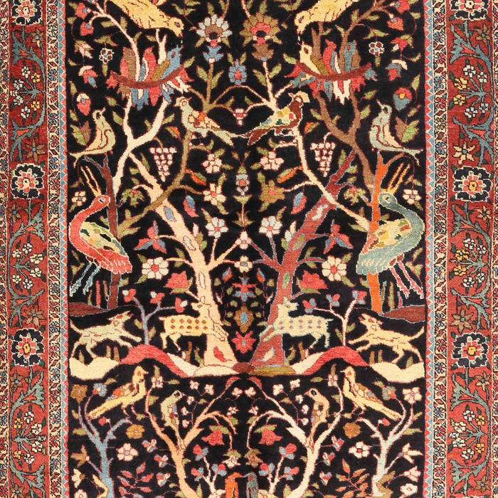 Machine Washable Traditional Light Copper Gold Rug, wshtr3953