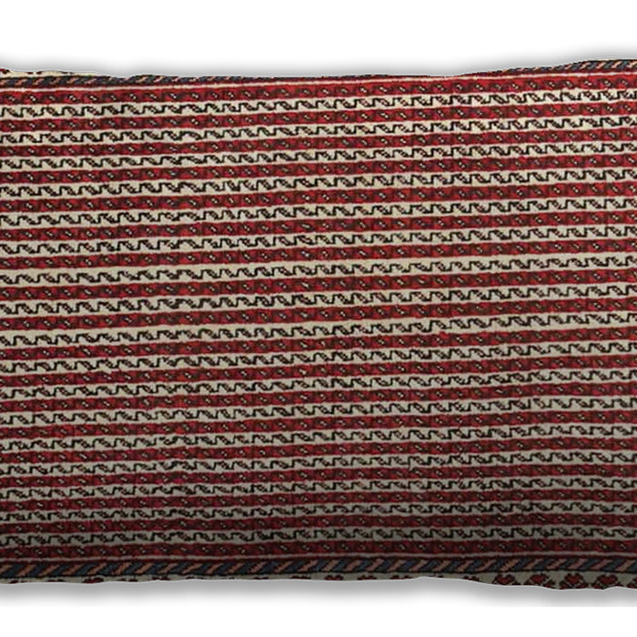 Traditional Classic Rectangular Tomato Red Lumbar Throw Pillow, 13 inch by 19 inch, lbtr3954