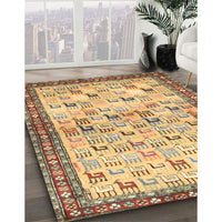 Traditional Chrome Gold Yellow Persian Rug, tr3956