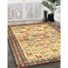 Machine Washable Traditional Chrome Gold Yellow Rug in a Family Room, wshtr3956