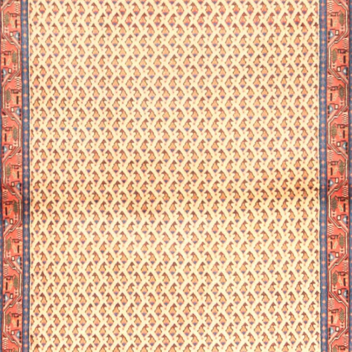 Machine Washable Traditional Brown Gold Rug, wshtr3957