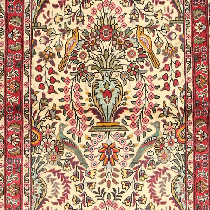 Machine Washable Traditional Brown Rug, wshtr3960