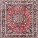 Square Traditional Brown Red Persian Rug, tr3961