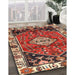 Traditional Red Persian Rug in Family Room, tr3962