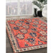 Traditional Brown Red Persian Rug in Family Room, tr3964