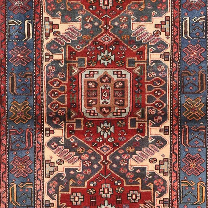 Traditional Saffron Red Persian Rug, tr3967