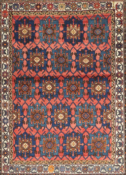 Machine Washable Traditional Dark Almond Brown Rug, wshtr3969