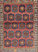 Machine Washable Traditional Dark Almond Brown Rug, wshtr3969