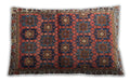 Traditional Classic Rectangular Dark Almond Brown Lumbar Throw Pillow, 13 inch by 19 inch, lbtr3969