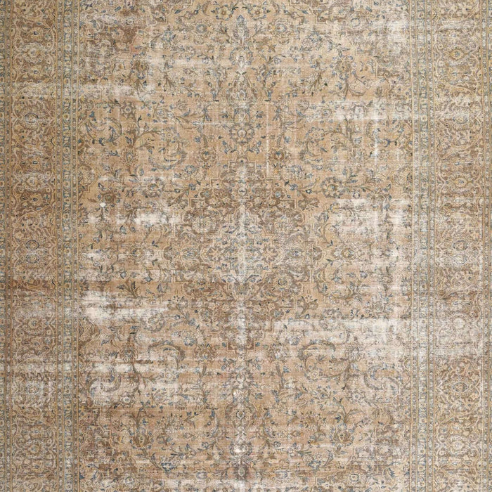 Machine Washable Traditional Dark Almond Brown Rug, wshtr3971