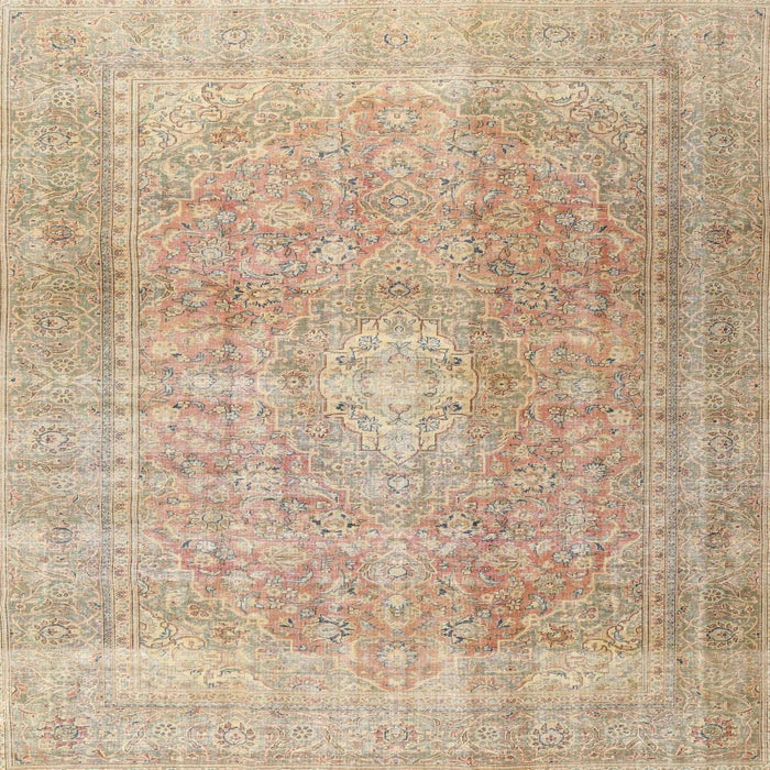Square Traditional Brown Persian Rug, tr3972