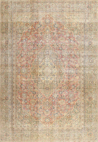 Machine Washable Traditional Brown Rug, wshtr3972