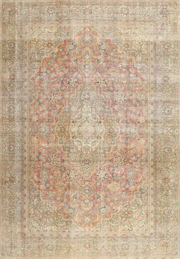 Machine Washable Traditional Brown Rug, wshtr3972