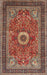 Traditional Saffron Red Persian Rug, tr3974