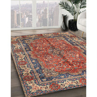 Traditional Brown Red Persian Rug, tr3976