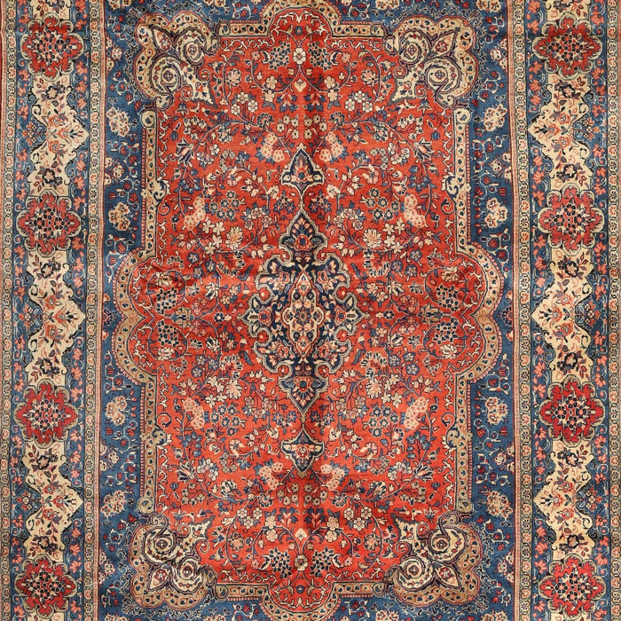 Traditional Brown Red Persian Rug, tr3976