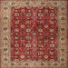 Square Traditional Red Persian Rug, tr3978