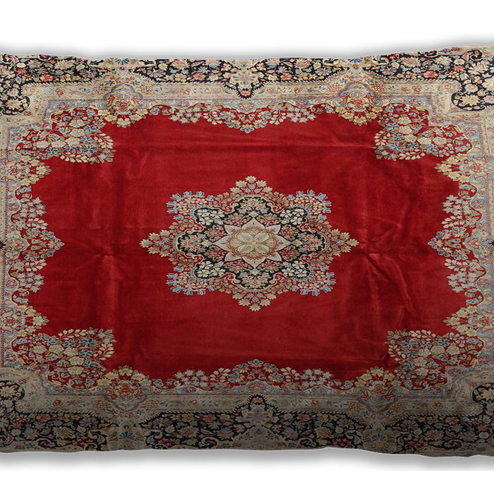 Traditional Classic Rectangular Brown Lumbar Throw Pillow, 13 inch by 19 inch, lbtr3979