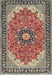 Traditional Light French Beige Brown Medallion Rug, tr397