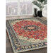 Machine Washable Traditional Light French Beige Brown Rug in a Family Room, wshtr397