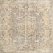 Square Traditional Deep Peach Orange Persian Rug, tr3980