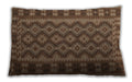 Traditional Classic Rectangular Sangria Brown Lumbar Throw Pillow, 13 inch by 19 inch, lbtr3982