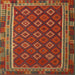 Square Traditional Light Brown Southwestern Rug, tr3984