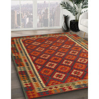 Traditional Light Brown Southwestern Rug, tr3984