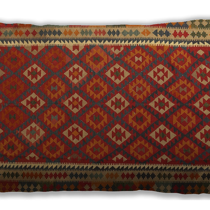 Traditional Classic Rectangular Light Brown Lumbar Throw Pillow, 13 inch by 19 inch, lbtr3984