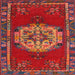 Square Traditional Cherry Red Persian Rug, tr3985