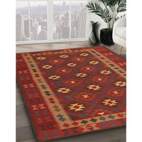 Traditional Red Southwestern Rug, tr3986