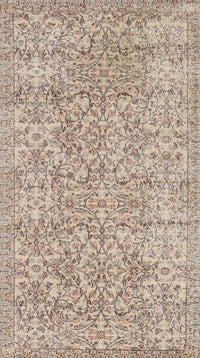 Machine Washable Traditional Dark Almond Brown Rug, wshtr3988